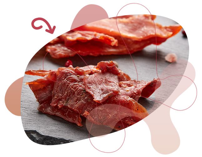 krůtí jerky, allnature, svačinka, protein