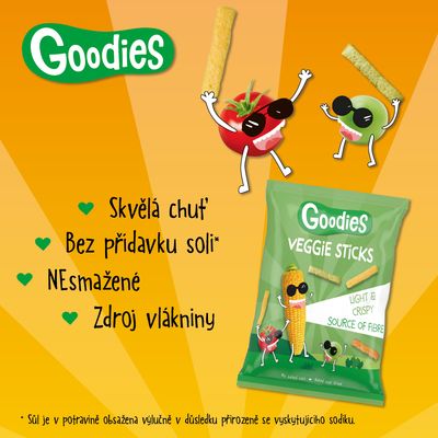 Goodies Zeleninové tyčinky 30 g