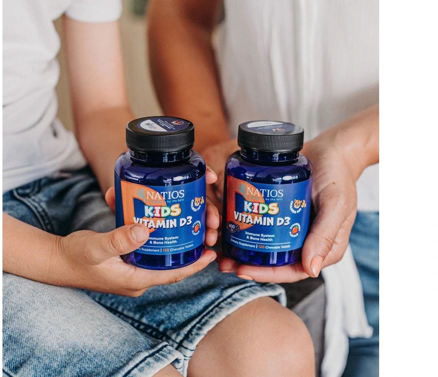 Natios Kids Vitamin D3, 400 IU 120 tablet