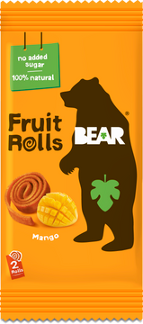 Bear Fruit Rolls mango ovocné rolované plátky 20 g