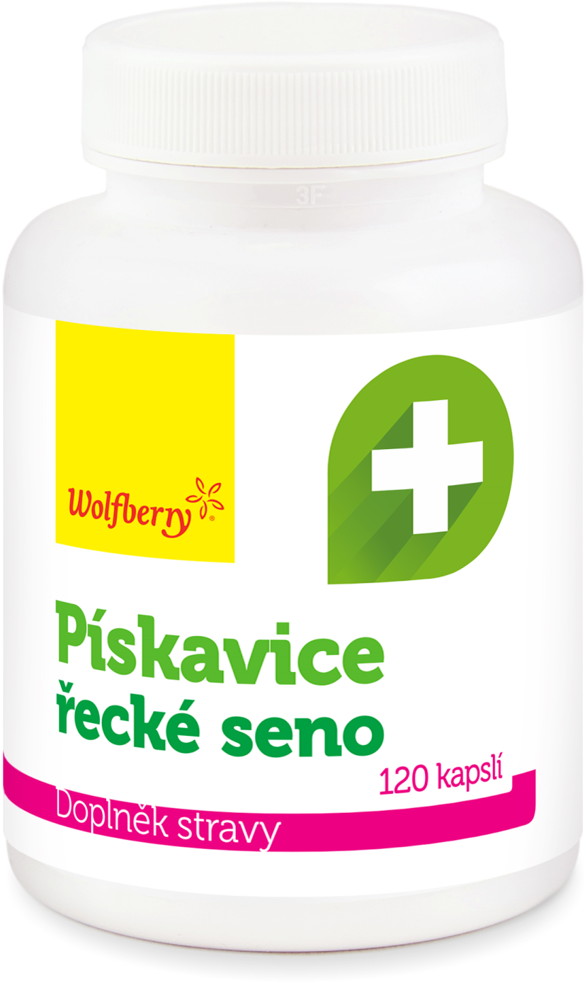 Wolfberry Pískavice (řecké seno) 120 kapslí