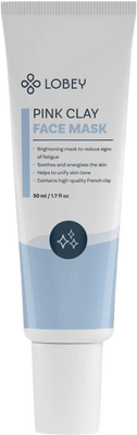 Lobey Pleťová maska s růžovým jílem 50 ml