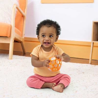 Oball Hračka RATTLE 10 cm orange 0m+