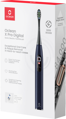 Oclean X Pro Digital Dark Blue sonický kartáček tmavě modrý
