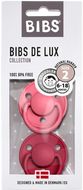 BIBS Colour Dudlíky z přírodního kaučuku - velikost 2, Coral/Ruby 2 ks