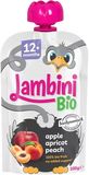 Lambini Bio Demeter kapsička jablko, meruňka a broskev 100 g