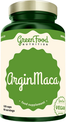 GreenFood Nutrition ArginMaca 120 kapslí