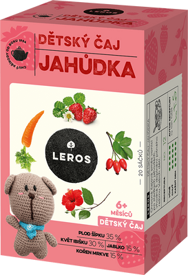 Leros dětský čaj Jahůdka 20 x 2 g