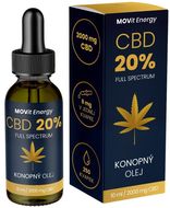 MOVit Energy CBD 20% Full Spectrum konopný olej 10 ml