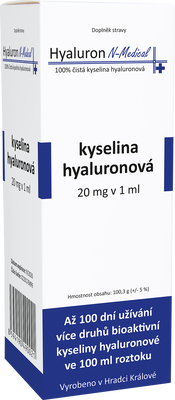 N-Medical Hyaluron 100% kyselina hyaluronová 100 ml