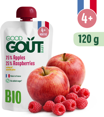 Good Goût BIO Jablko s malinou 120 g