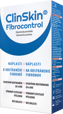 ClinSkin Fibrocontrol náplasti k odstranění fibromů 3 ks