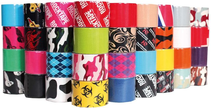 RockTape H2O kinesiologický tejp - modrá 5 m