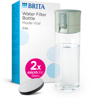 Brita Fill&Go Vital filtrační láhev na vodu zelená, 0,6l