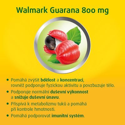 Walmark Guarana 800 mg 90 tablet