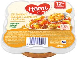 Hami masozeleninový talířek Zeleninový bulgur s jehněčím a kuřecím, 12+ 230 g