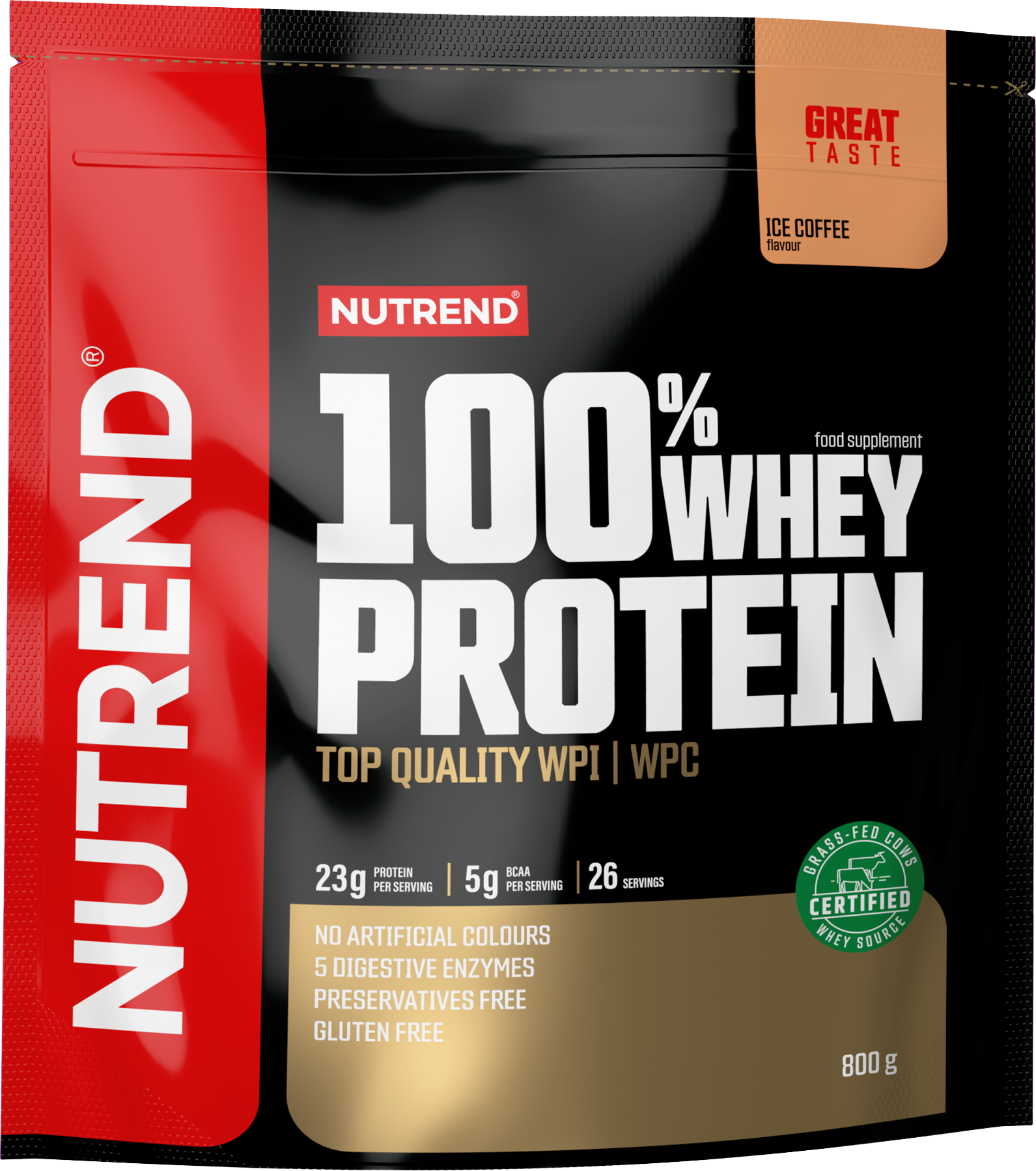 Nutrend 100% Whey Protein Ice Coffee 800 g