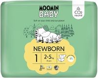 Moomin baby 1 Newborn 2–5 kg, eko pleny 25 ks