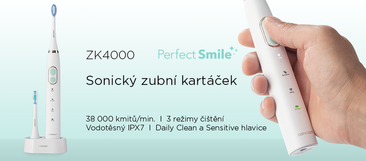 Concept ZK4000 Sonický zubní kartáček PERFECT SMILE