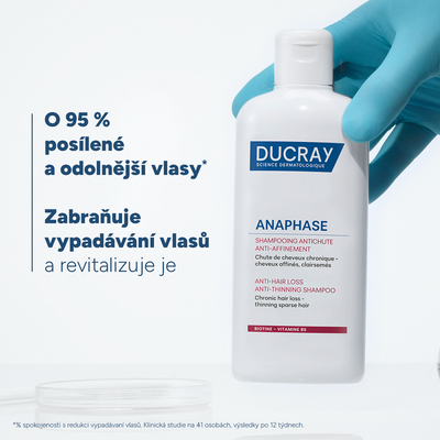 Ducray Anaphase+ Šampon-vypadávání vlasů 400 ml