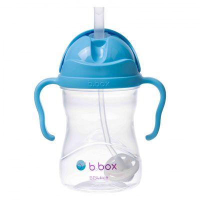 B.box Hrneček s brčkem hrozny 240 ml