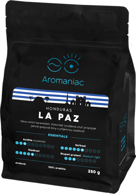 Aromaniac Honduras La Paz, zrnková 250 g