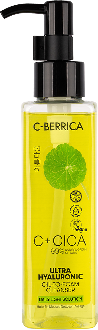 Natura Siberica CICA C-BERRICA Čistící pěnící olej Ultra Hyaluronic 150 ml