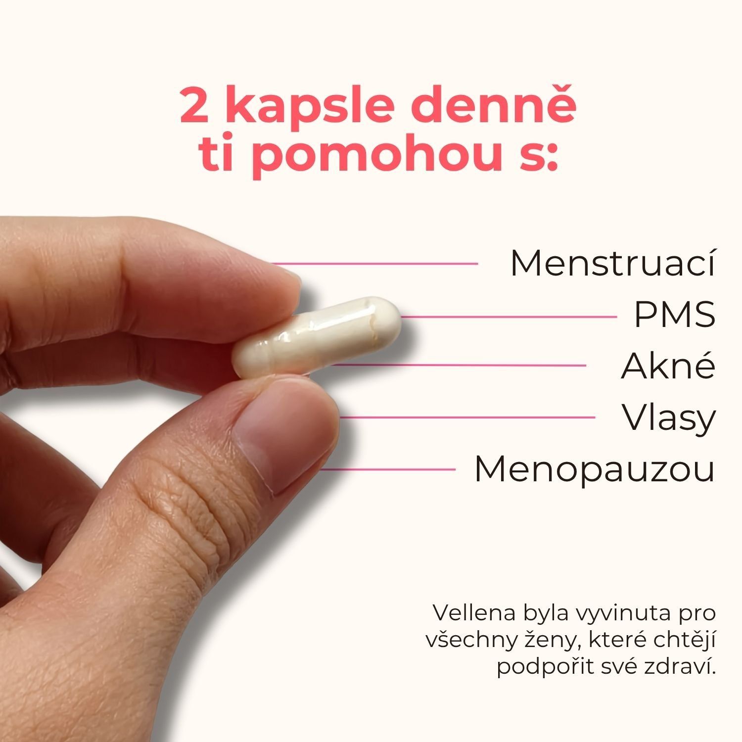 Vellena Ženské zdraví 60 kapslí