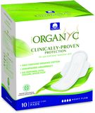 Organyc Menstruační vložky z biobavlny noční 10 ks