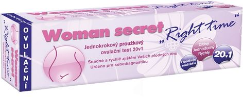 Woman Secret Ovulační test Right Time proužkový 20 ks