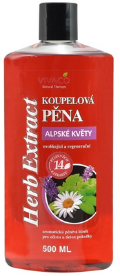 Herb Extract Pěna do koupele Alpské květy 500 ml