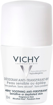 Vichy Antiperspirant 48H Deodorant na citlivou nebo depilovanou pokožku 50 ml