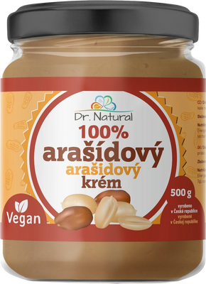 Dr.Natural Arašídový krém 100% 500 g