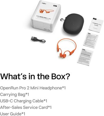 SHOKZ OpenRun Pro 2 Mini - oranžová