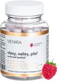 Venira Vlasy, nehty, pleť ve formě kostiček Malina 120 tablet