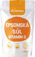 Allnature Epsomská sůl s vitamínem C 1000 g
