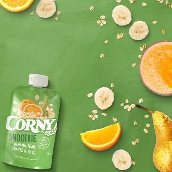 Corny Smoothie kapsička banán, hruška, pomeranč, ovesné vločky 120 g