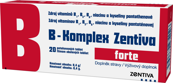 Zentiva B-Komplex forte Zentiva 20 tablet
