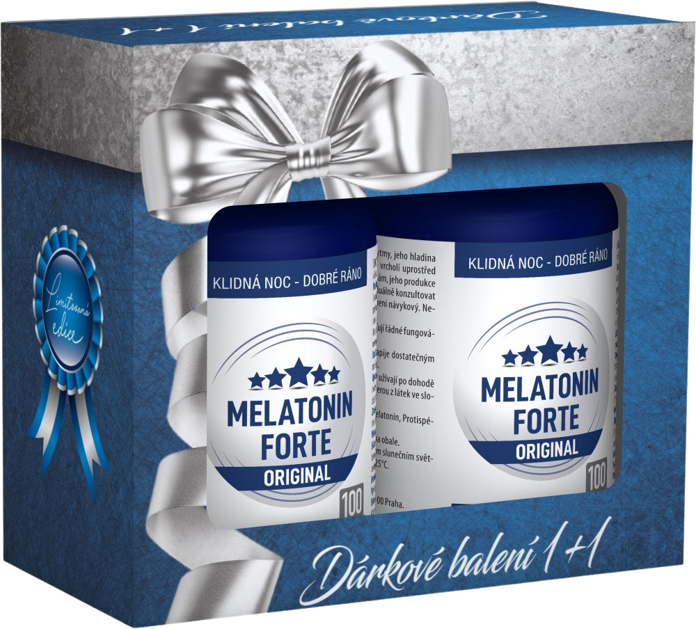Clinical Melatonin Forte ORIGINAL dárkové balení 1+1 2 x 100 tablet