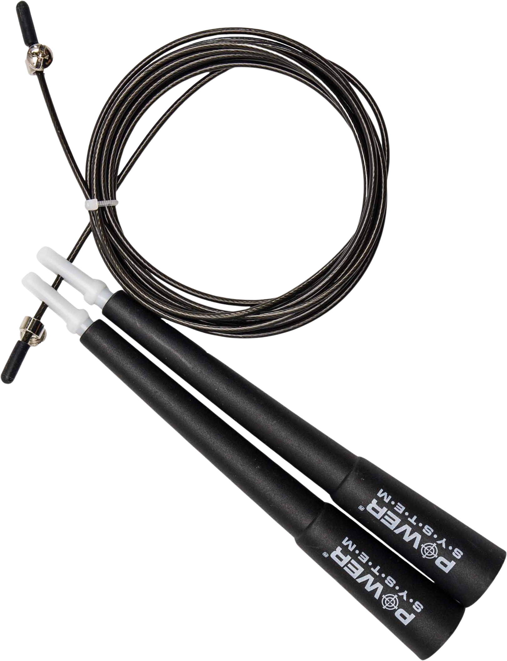 Power System švihadlo CROSSFIT JUMP ROPE Černé 1 ks