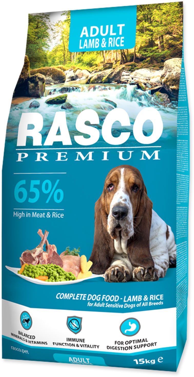 RASCO PREMIUM Adult Lamb & Rice 15 kg
