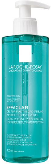 La Roche-Posay Effaclar Čisticí peelingový gel pro mastnou a problematickou pleť 400 ml