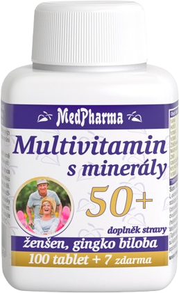 MedPharma Multivitamin s minerály 50+ 107 tablet