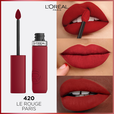 L'Oréal Paris Infaillible Matte Resistance 420 Le Rouge Paris rtěnka, 5 ml