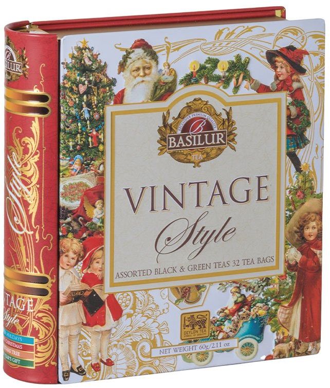 Basilur Vintage Book Assorted 32 sáčků