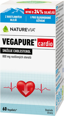 NatureVia Vegapure cardio 800 mg 60 kapslí