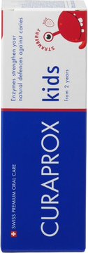 Curaprox kids, dětská zubní pasta od 2 let, jahoda, 950 ppm F 60 ml