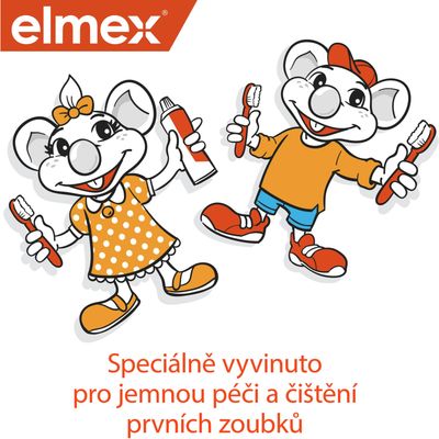 Elmex Kids cvičný zubní kartáček pro děti ve věku 0-3 let