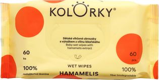 Kolorky Dětské vlhčené ubrousky s výtažkem z vilínnu lékařského 60 ks