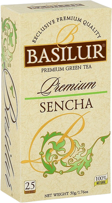 Basilur Premium Sencha nepřebal 25 x 2 g